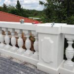 Балясина из бетона с орнаментом «Лепесток» 600х180