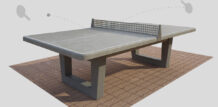 Теннисный стол из бетона антивандальный